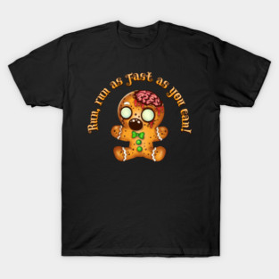 Christmas Gingerbread Man Zombie T-Shirt