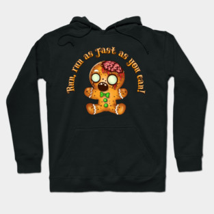 Christmas Gingerbread Man Zombie Hoodie