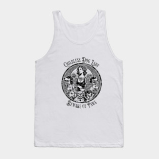 Childless Dog Lady Is Voting Kamala Election Usa Tank Top