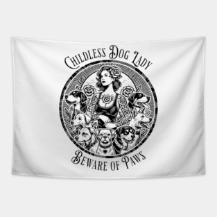 Childless Dog Lady Is Voting Kamala Election Usa Tapestry