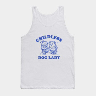 This Childless Dog Lady is Voting Kamala Dog Mom Tank Top
