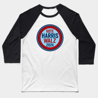 Kamala Harris Tim Walz 2024 Baseball T-Shirt