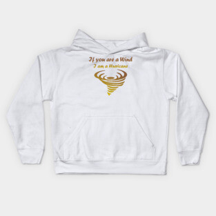 hurricane design Kids Hoodie