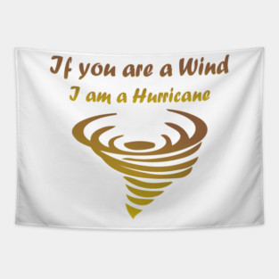 hurricane design Tapestry
