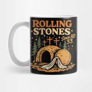 Rolling Stone Faith Christian Men Women Easter Day Mug