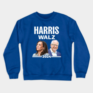 Vote harris walz 2024 Crewneck Sweatshirt