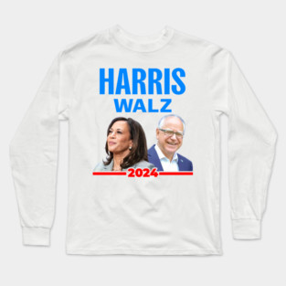 Harris-Walz Long Sleeve T-Shirt