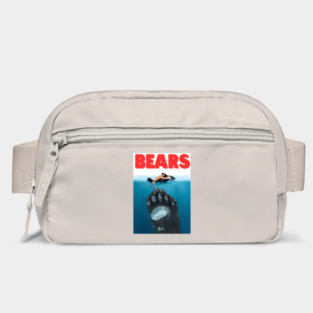 Gay Bear Jaws parody Tee Bag