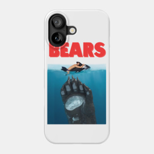Gay Bear Jaws parody Tee Phone Case