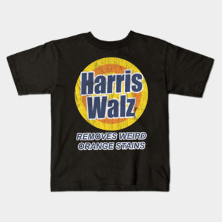 Harris Walz - Removes Weird Orange Stains Kids T-Shirt