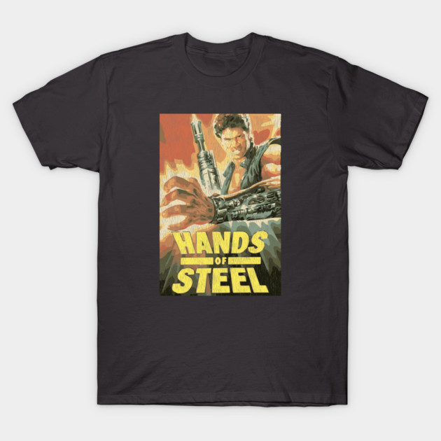Vendetta dal futuro (Hands of Steel) T-Shirt by Cinematic Omelete Studios