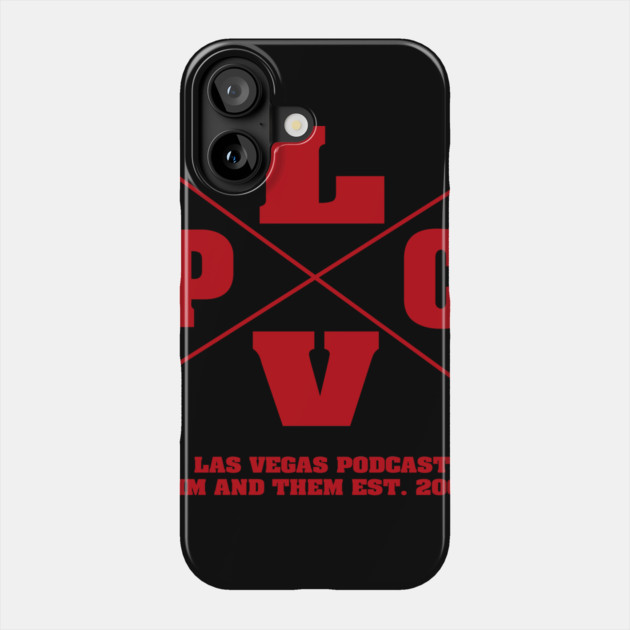 Las Vegas Podcast Phone Case by Jim and Them
