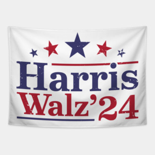 Harris Walz 2024 Tapestry