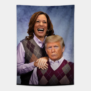 Kamala N Trump - Step brothers style Tapestry