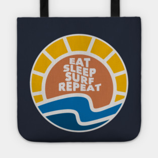 Eat Sleep Surf Repeat Tote