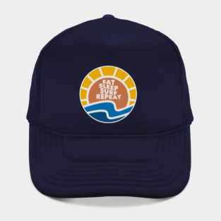 Eat Sleep Surf Repeat Hat