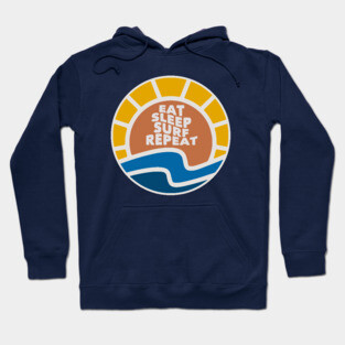 Eat Sleep Surf Repeat Hoodie