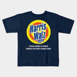 Funny Harris Walz 2024 Remove Orange Stains Kids T-Shirt