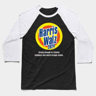 Funny Harris Walz 2024 Remove Orange Stains Baseball T-Shirt