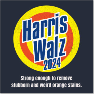 Funny Harris Walz 2024 Remove Orange Stains Posters and Art
