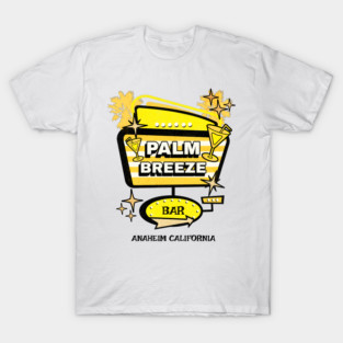 The Palm Breeze Bar Anaheim California retro vintage vibe T-Shirt