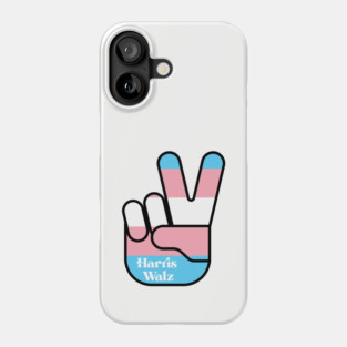 Harris Walz 2024 | Peace Sign LGBTQIA+ Phone Case