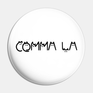 Comma-La Pin
