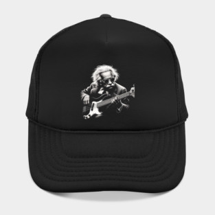 Einstein Playing Bass Hat