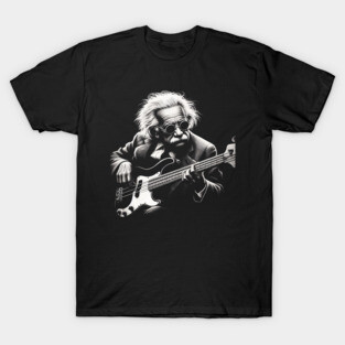 Einstein Playing Bass T-Shirt