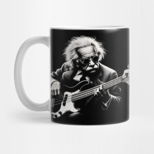 Einstein Playing Bass Mug