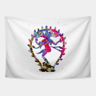 Shiva, the lord of dance Tapestry