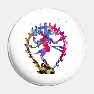 Shiva, the lord of dance Pin