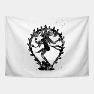 Shiva, the lord of dance Tapestry