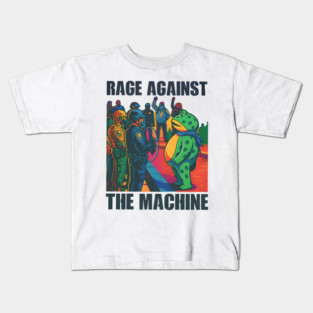 Rage Against The Machine Portland Frog Protest Kids T-Shirt