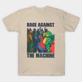Rage Against The Machine Portland Frog Protest T-Shirt