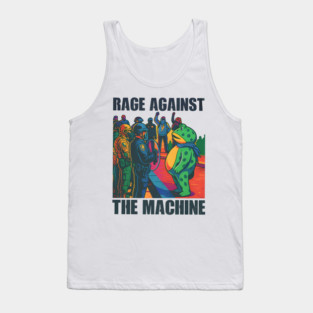 Rage Against The Machine Portland Frog Protest Tank Top