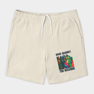 Rage Against The Machine Portland Frog Protest Shorts