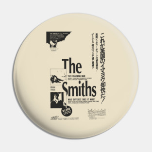 The Smiths Japanese Poster Vintage Pin