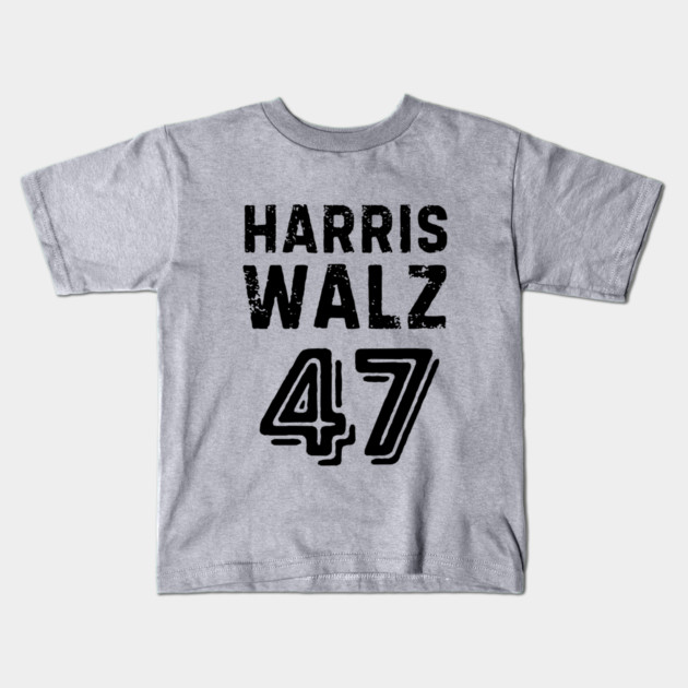 Harris Walz 47 Kids T-Shirt by The WYLD Tribe