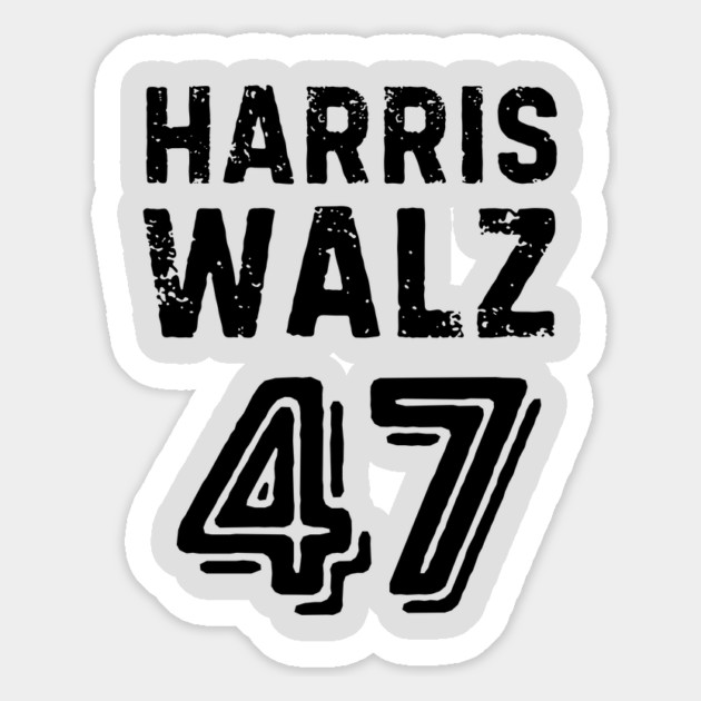 Harris Walz 47 Magnet by The WYLD Tribe