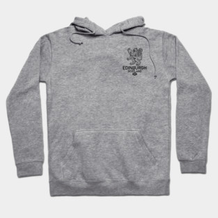 Edinburgh Scotland (small logo) Hoodie