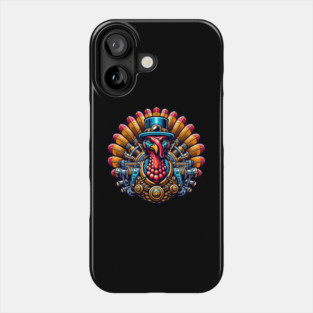 Steampunk Thanksgiving Turkey Phone Case