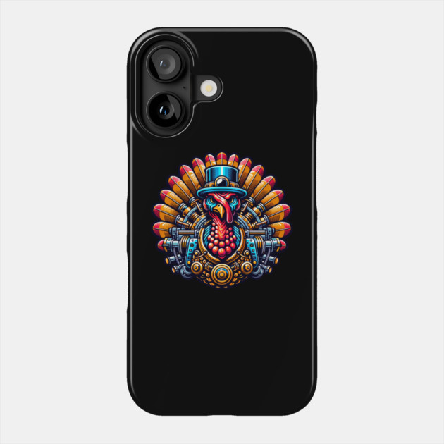 Steampunk Thanksgiving Turkey Phone Case by HolidayBug