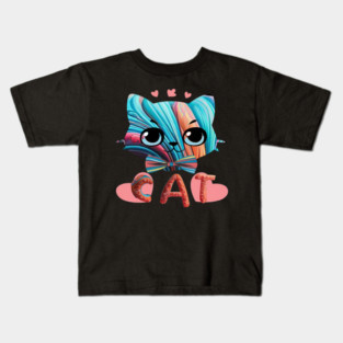 cute Kamala Cat, Cute, kamala cat Kids T-Shirt