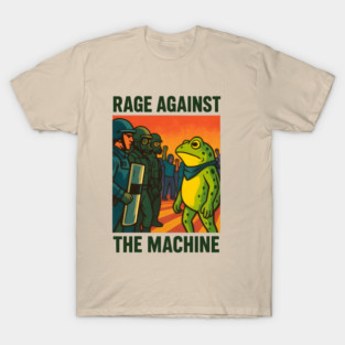 Rage Against The Machine Portland Resist Frog Protest T-Shirt