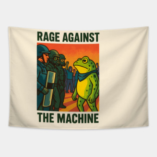 Rage Against The Machine Portland Resist Frog Protest Tapestry