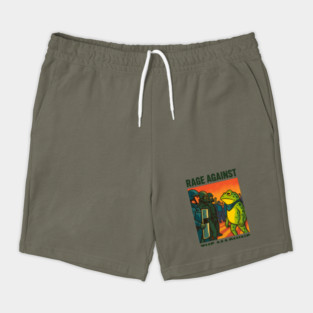 Rage Against The Machine Portland Resist Frog Protest Shorts
