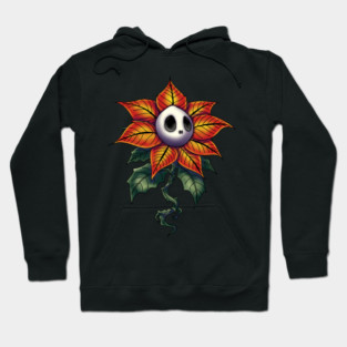 Spooky Christmas Poinsettia Hoodie