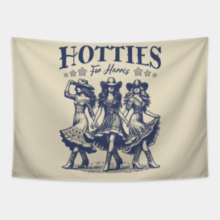 Hotties for Harris retro Tapestry