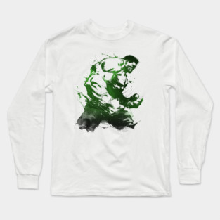 GREEN INK HULK Long Sleeve T-Shirt